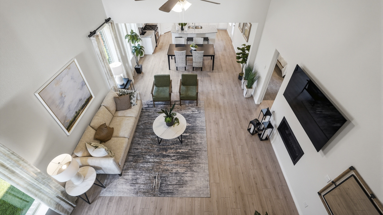 Lakehurst Floorplan Living Gallery Image-The Woods at Lindsey Place in Anna, Tx