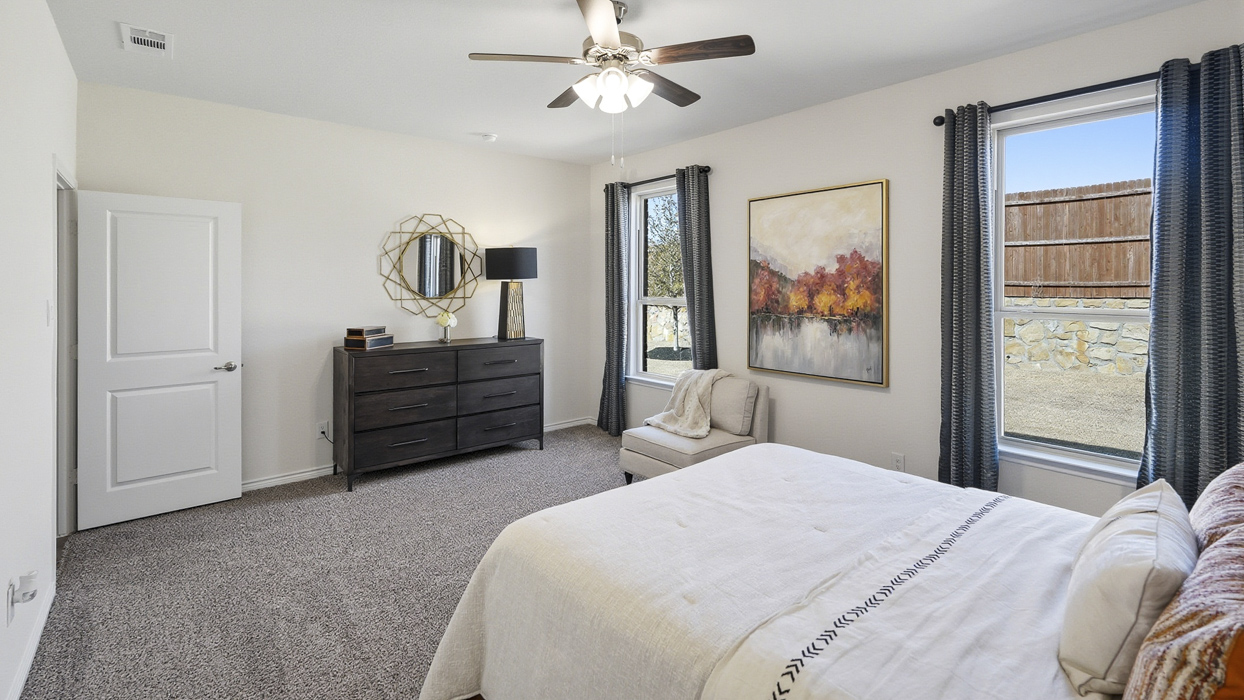 Evergreen Floorplan Bedroom Gallery Image-The Woods at Lindsey Place in Anna, Tx