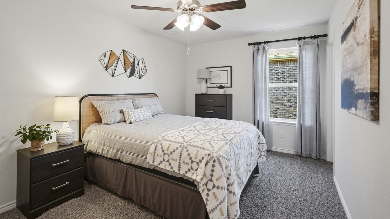 Evergreen Floorplan Bedroom Gallery Image-The Woods at Lindsey Place in Anna, Tx