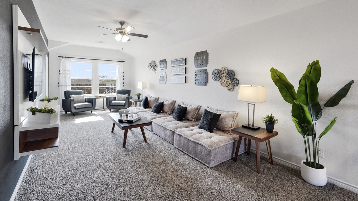 Evergreen Floorplan Game room Gallery Image-The Woods at Lindsey Place in Anna, Tx