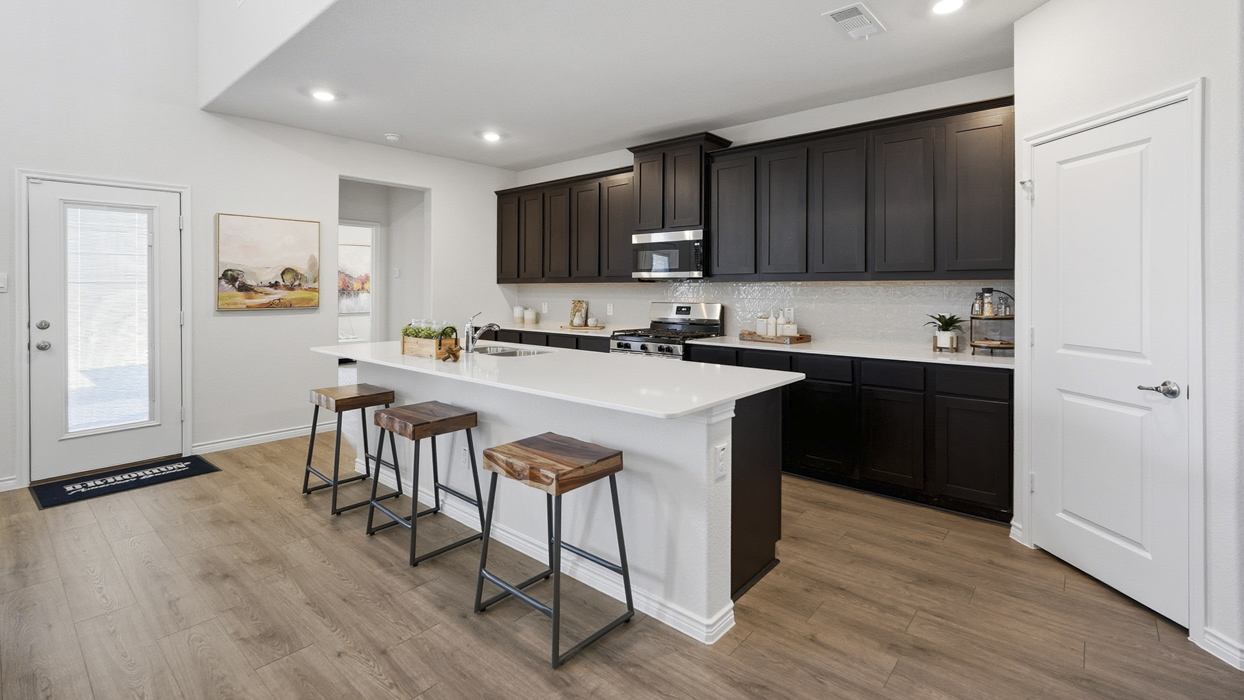 Evergreen Floorplan Kitchen Gallery Image-The Woods at Lindsey Place in Anna, Tx