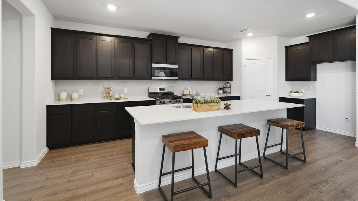 Evergreen Floorplan Kitchen Gallery Image-The Woods at Lindsey Place in Anna, Tx