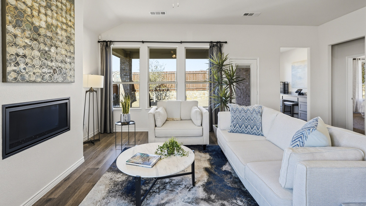 Durango Floorplan Living Gallery Image-The Woods at Lindsey Place in Anna, Tx