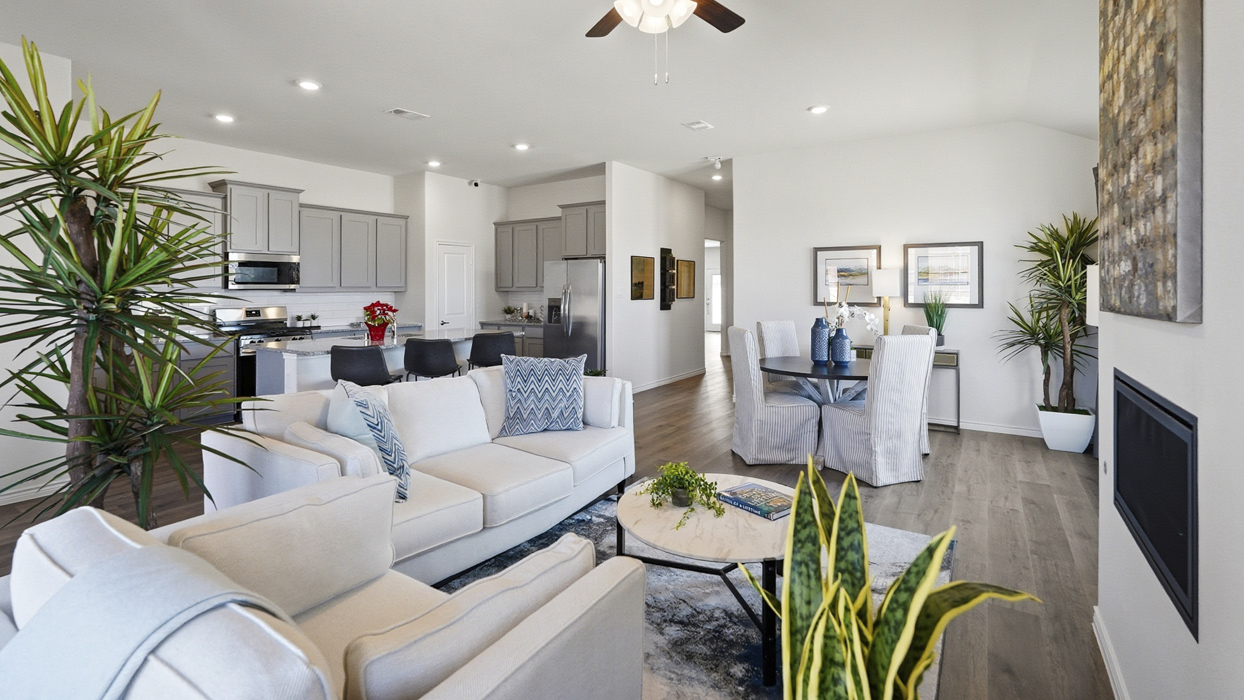 Durango Floorplan Living Gallery Image-The Woods at Lindsey Place in Anna, Tx