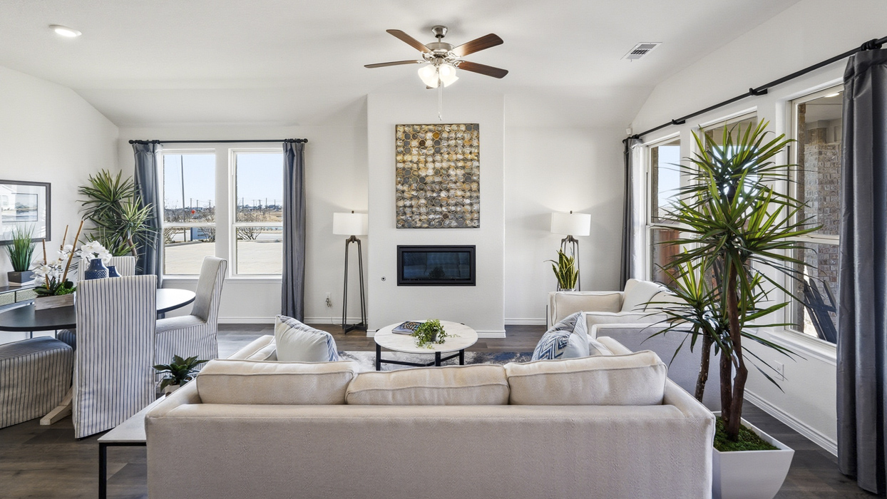 Durango Floorplan Living Gallery Image-The Woods at Lindsey Place in Anna, Tx