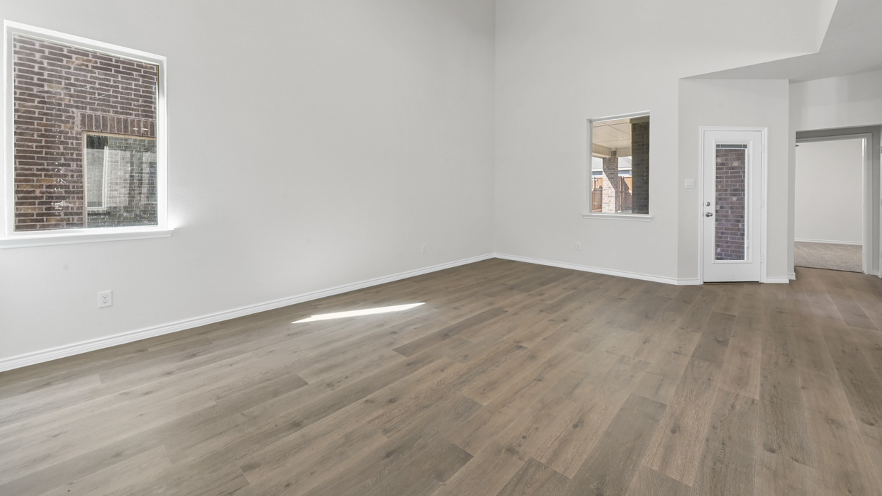 Chester Floorplan Elevation B Living Gallery Image - The Woods at Lindsey Place in Anna, TX