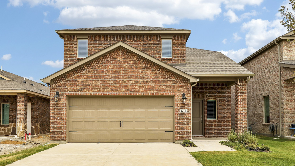 Chester Floorplan Elevation A Exterior Rendering - The Woods at Lindsey Place in Anna, TX