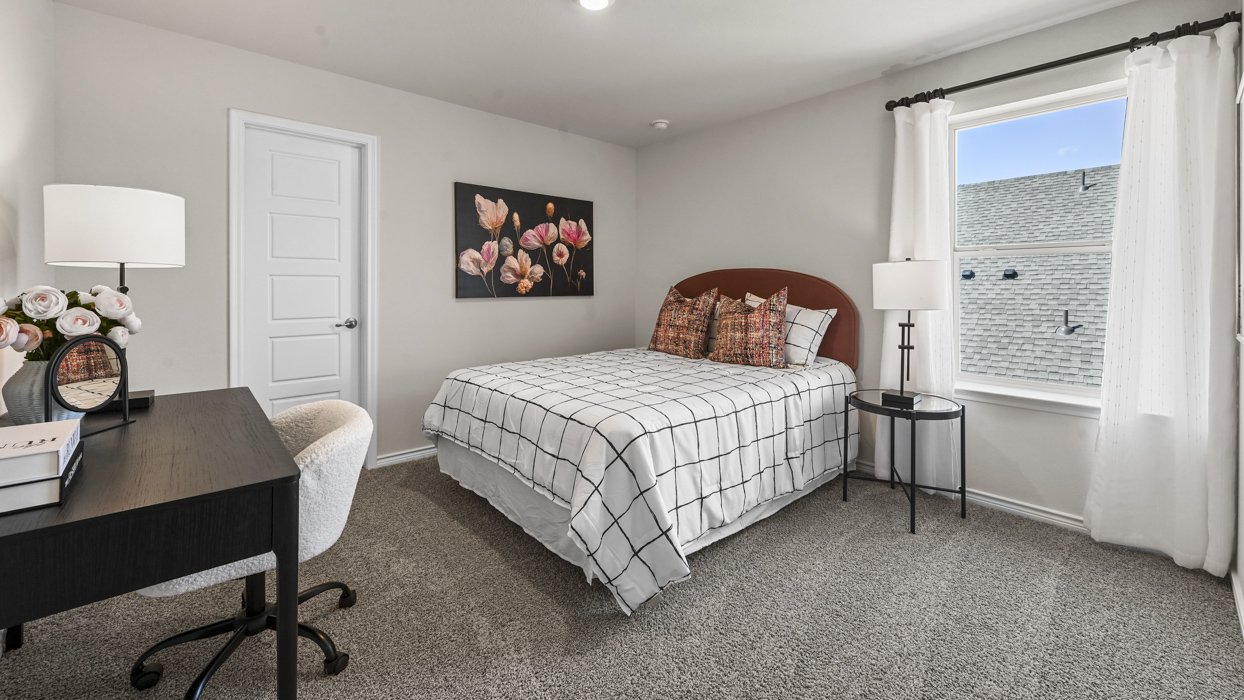 Lakehurst Floorplan Elevation B Bedroom Gallery Image - The Woods at Lindsey Place in Anna, TX