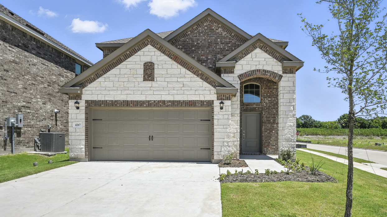 2433 Stafford floorplan Elevation B Exterior Gallery Image-The Woods at Lindsey Place in Anna, TX