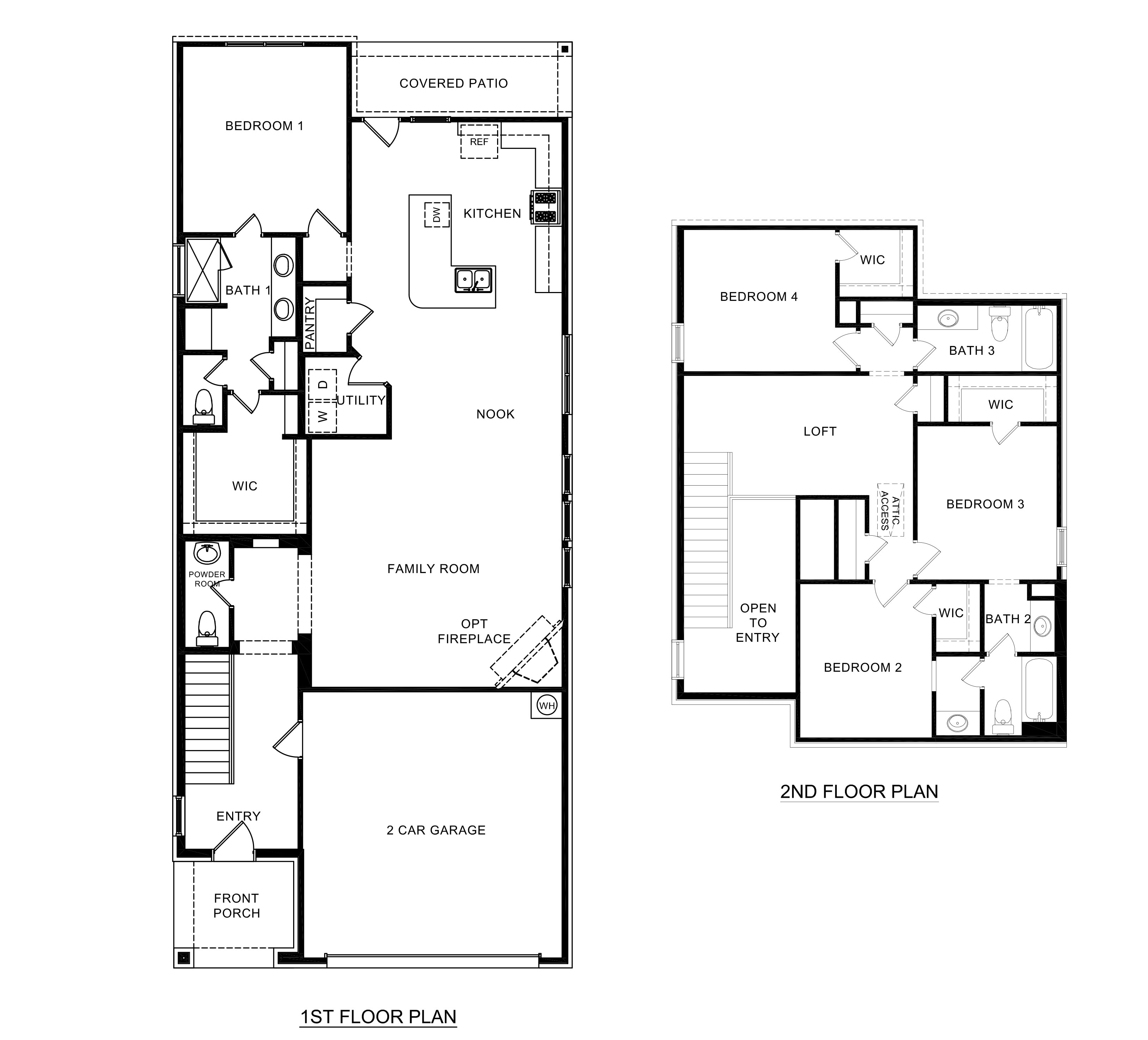 2445 Republic floorplan-The Woods at Lindsey Place in Anna, TX