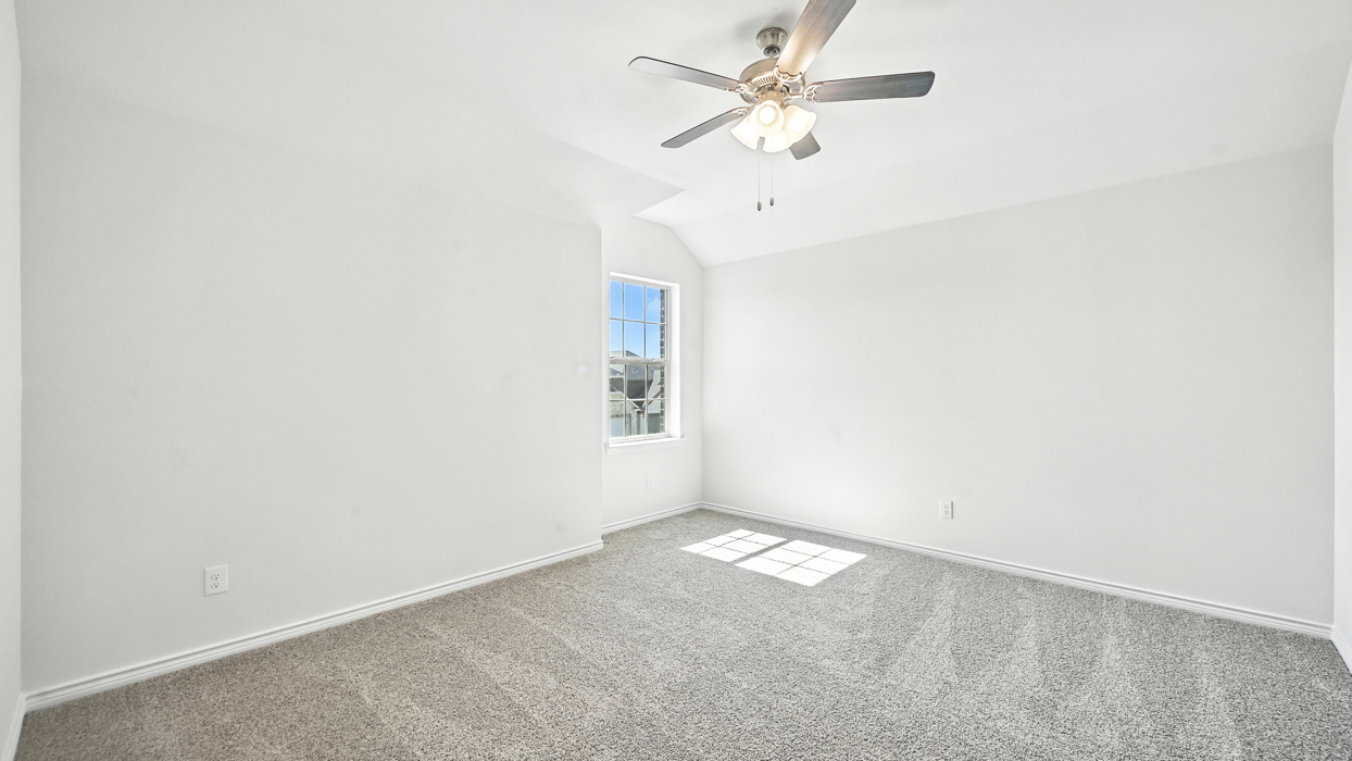 Aquamarine Floorplan Elevation B Bedroom Gallery Image - The Woods at Lindsey Place in Anna, TX