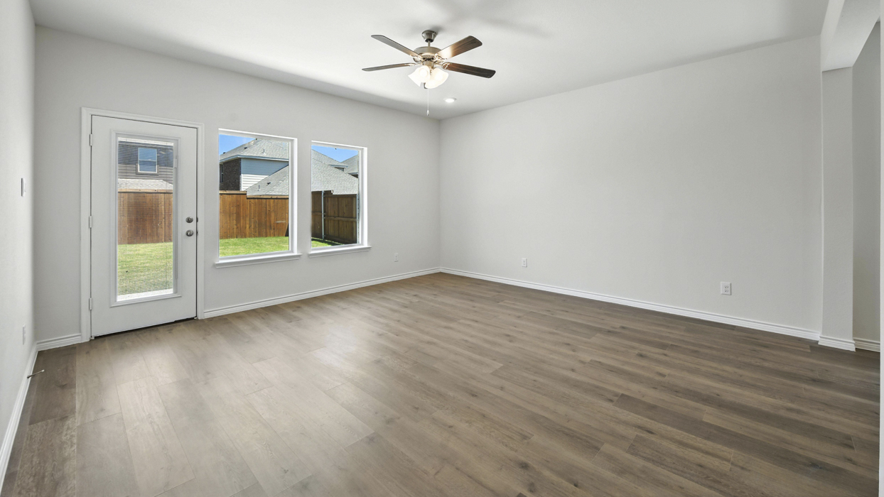Amethyst Floorplan Elevation B Living Gallery Image - The Woods at Lindsey Place in Anna, TX