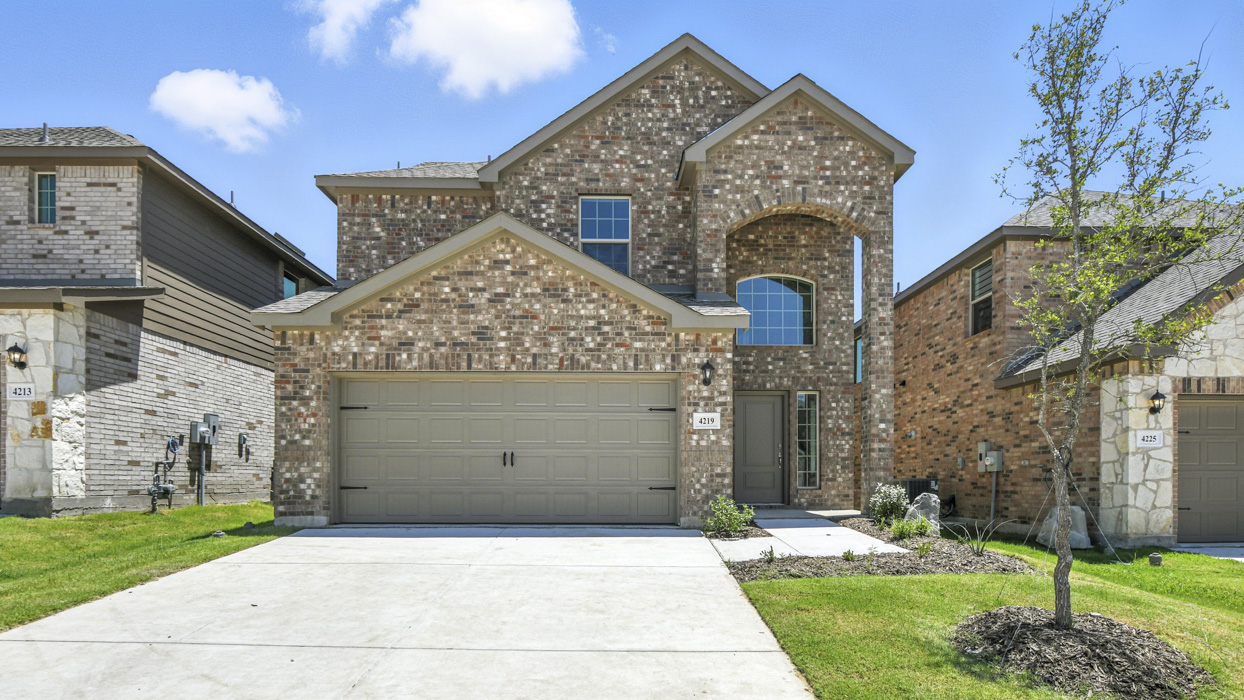 3217 Amethyst Floorplan Elevation A Exterior Gallery Image-The Woods at Lindsey Place in Anna, TX