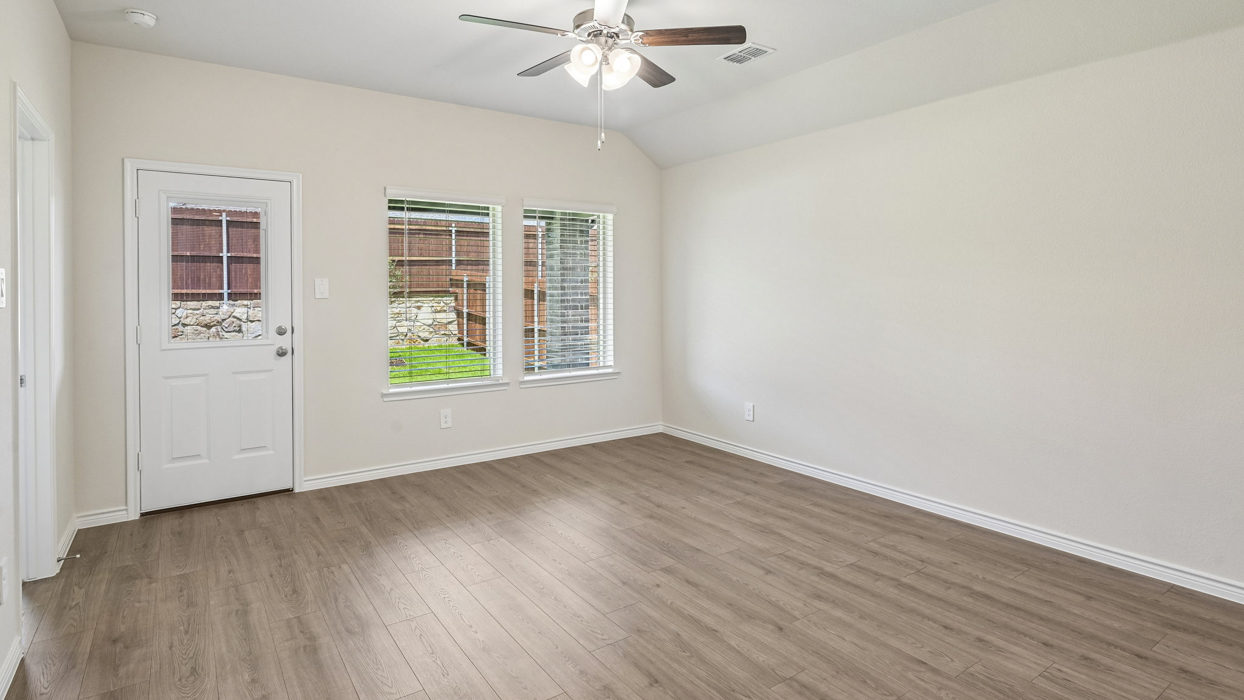Allegra Floorplan Elevation B Living Gallery Image - The Woods at Lindsey Place in Anna, TX