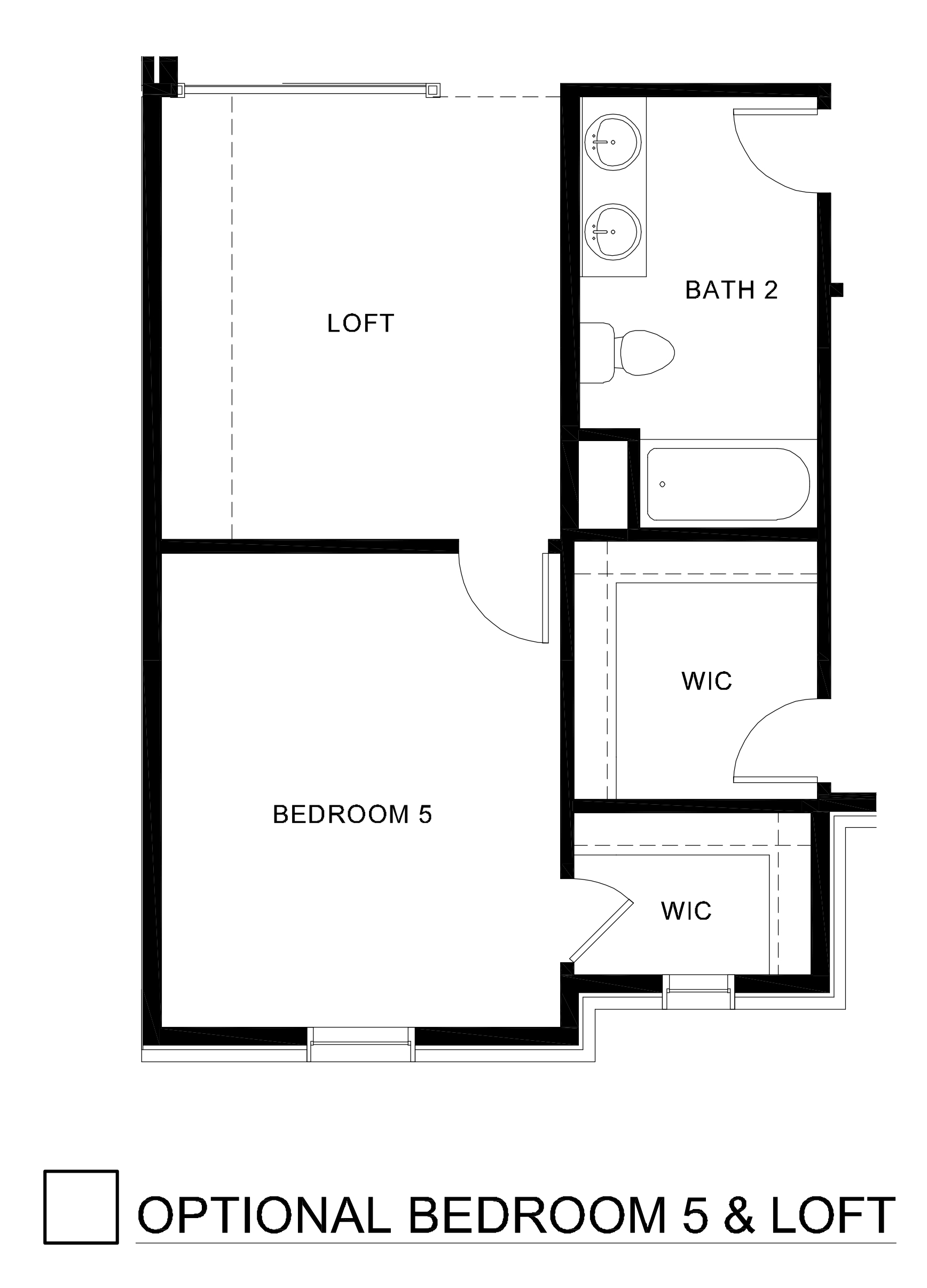 2975 Floorplan v20 -5 bedroom with loft option rendering - The Woods at Lindsey Place in Anna TX