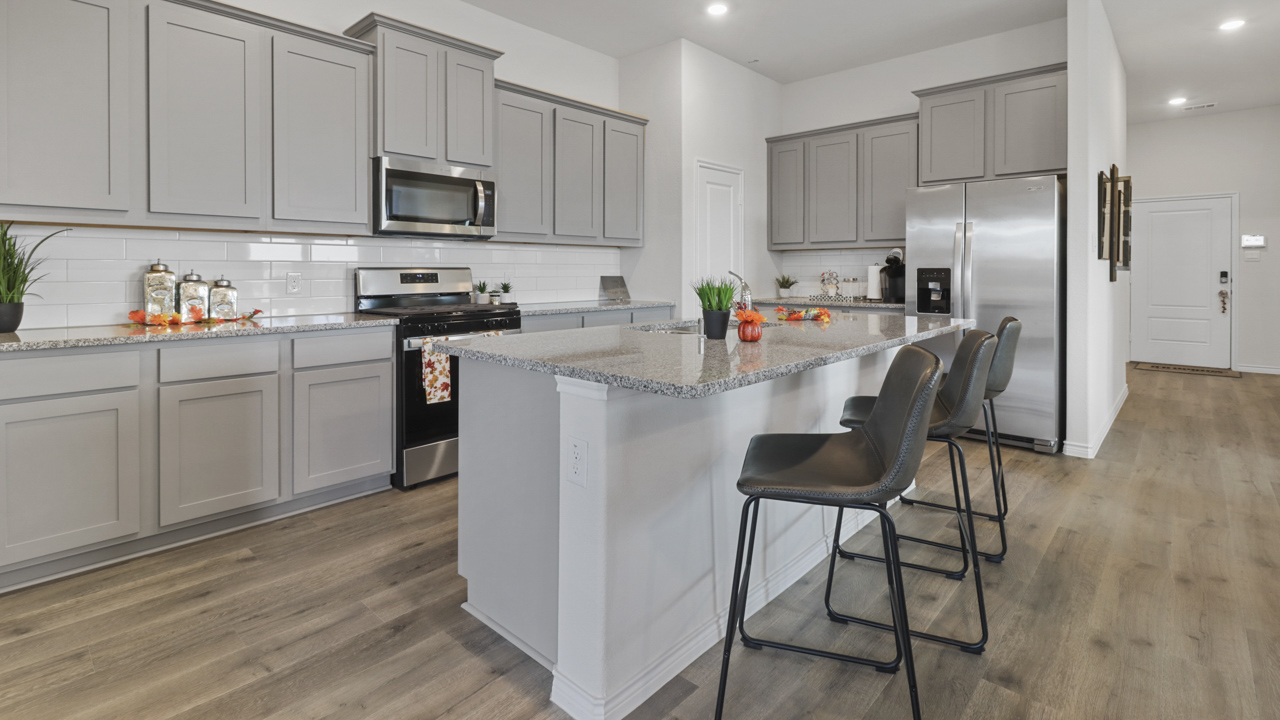 Durango Floorplan Elevation E Kitchen Gallery Image - The Woods at Lindsey Place in Anna, TX