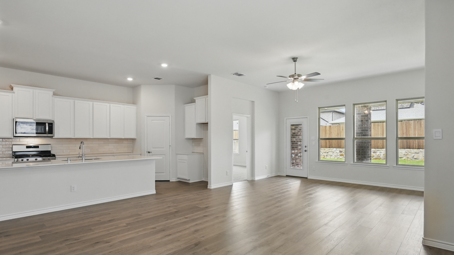 2054 Elevation F Kitchen Gallery Image -The Woods at Lindsey Place Anna TX