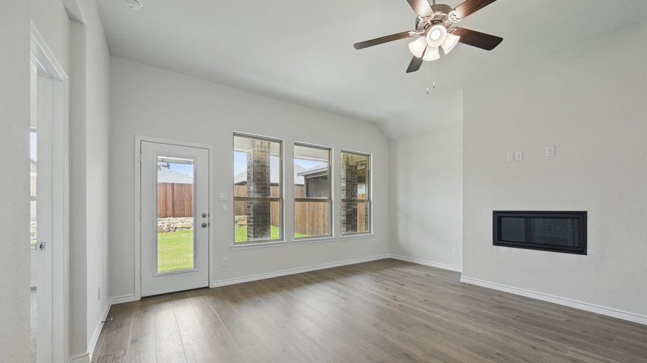 2054 Elevation F Living Gallery Image -The Woods at Lindsey Place Anna TX