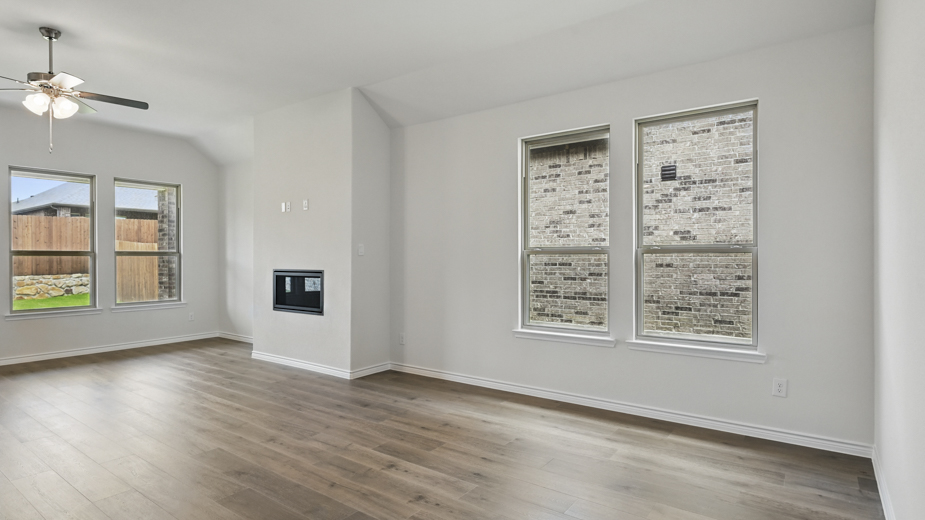 2054 Elevation F Living Gallery Image -The Woods at Lindsey Place Anna TX