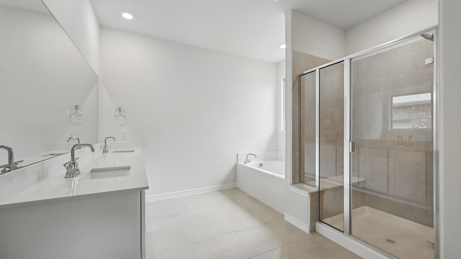 2054 Elevation F Bathroom Gallery Image -The Woods at Lindsey Place Anna TX