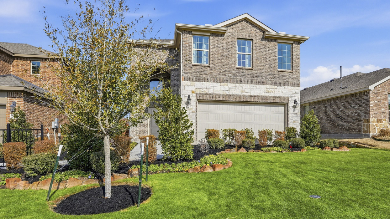 Lakehurst Floorplan Elevation B Exterior Gallery Image-The Woods at Lindsey Place in Anna, Tx