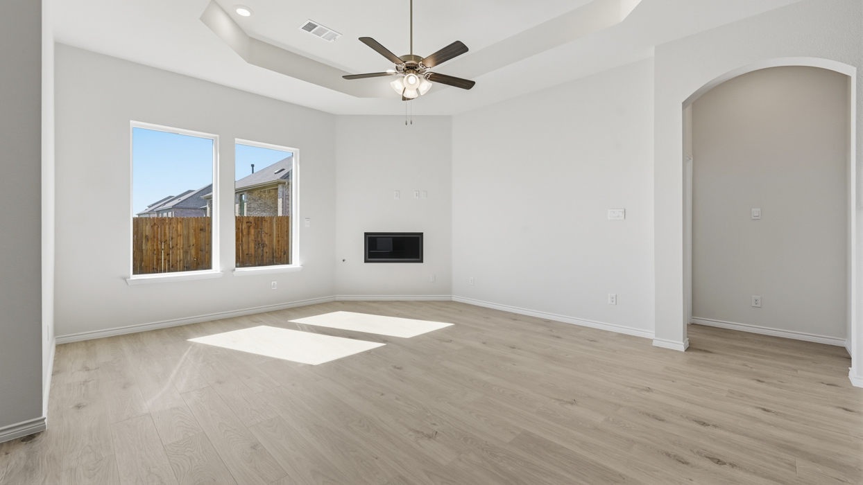 Ivery Floorplan Elevation E Living Gallery Image - The Woods at Lindsey Place in Anna, TX