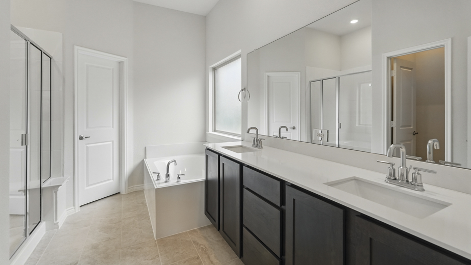 2956 Ivery Floorplan Bathroom Gallery Image The Woods at Lindsey Place Anna TX