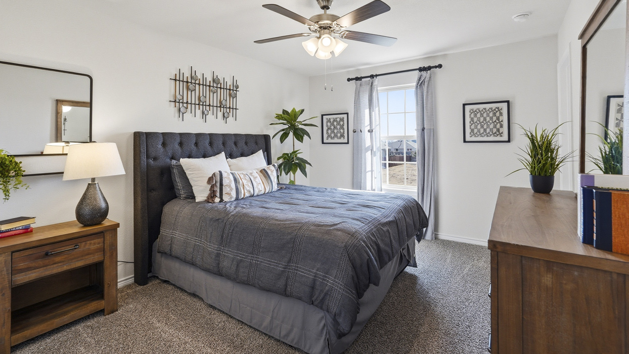 Evergreen Floorplan Bedroom Gallery Image-The Woods at Lindsey Place in Anna, Tx