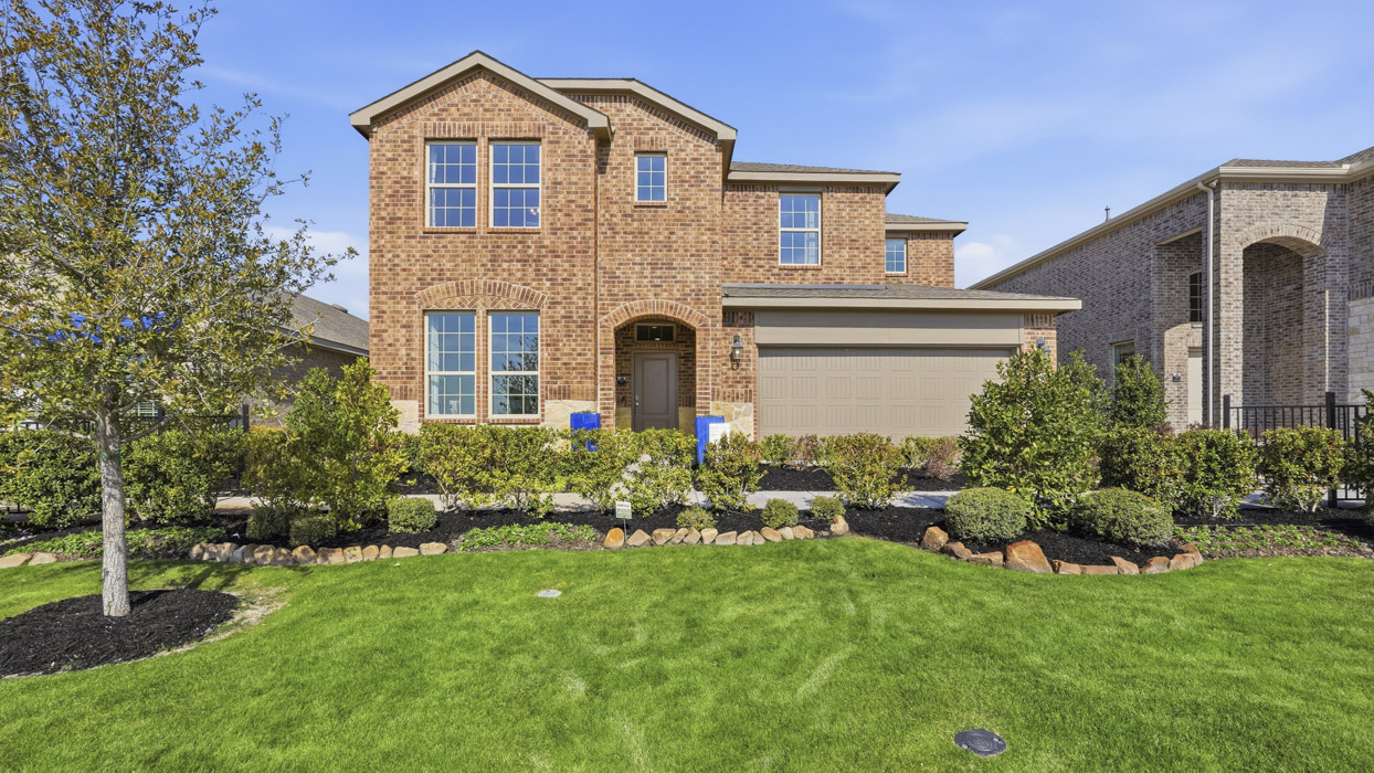 2975 Evergreen floorplan elevation E rendering - the Woods at Lindsey Place in Anna TX