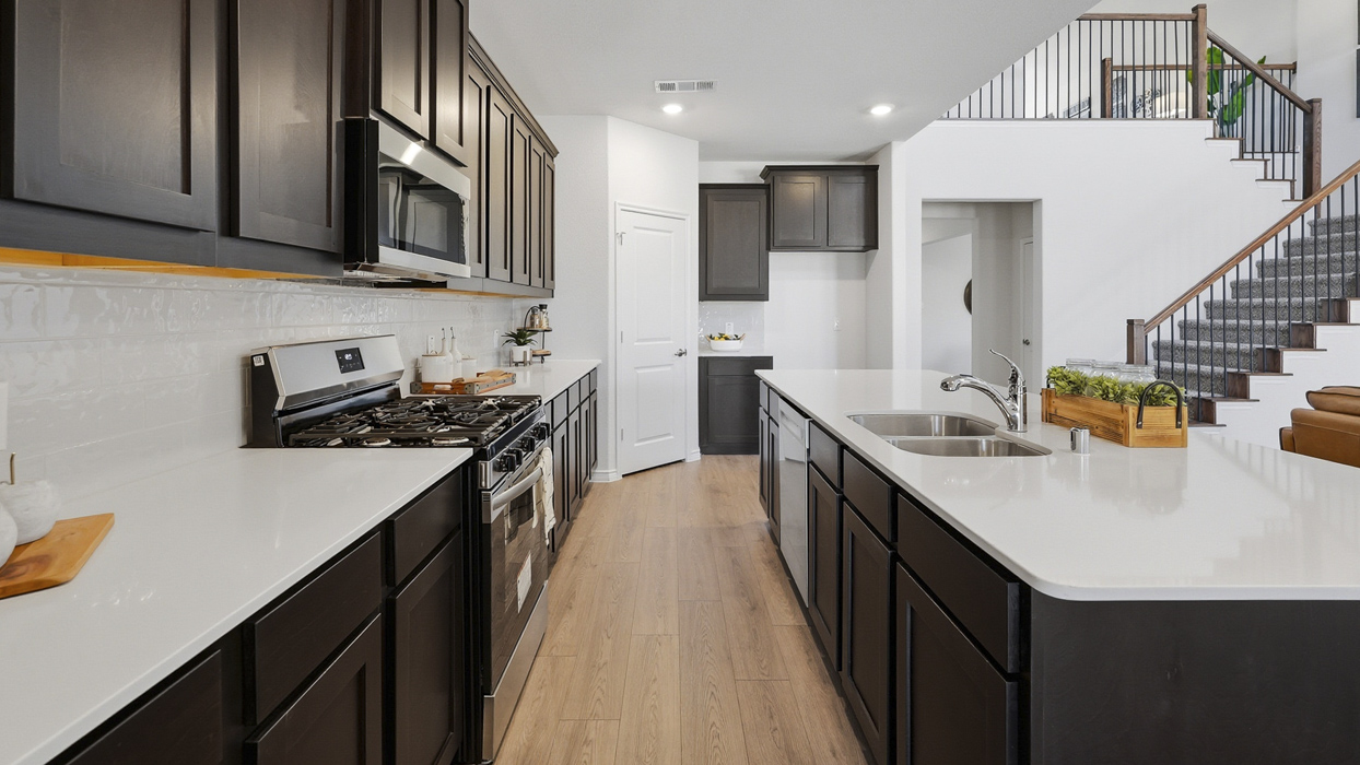 Evergreen Floorplan Kitchen Gallery Image-The Woods at Lindsey Place in Anna, Tx