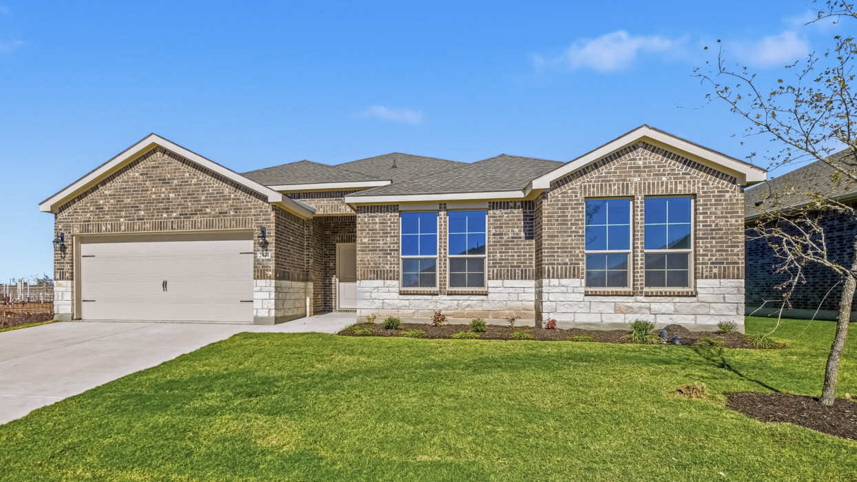 Echelon Floorplan Elevation B Exterior Gallery Image - The Woods at Lindsey Place in Anna, TX