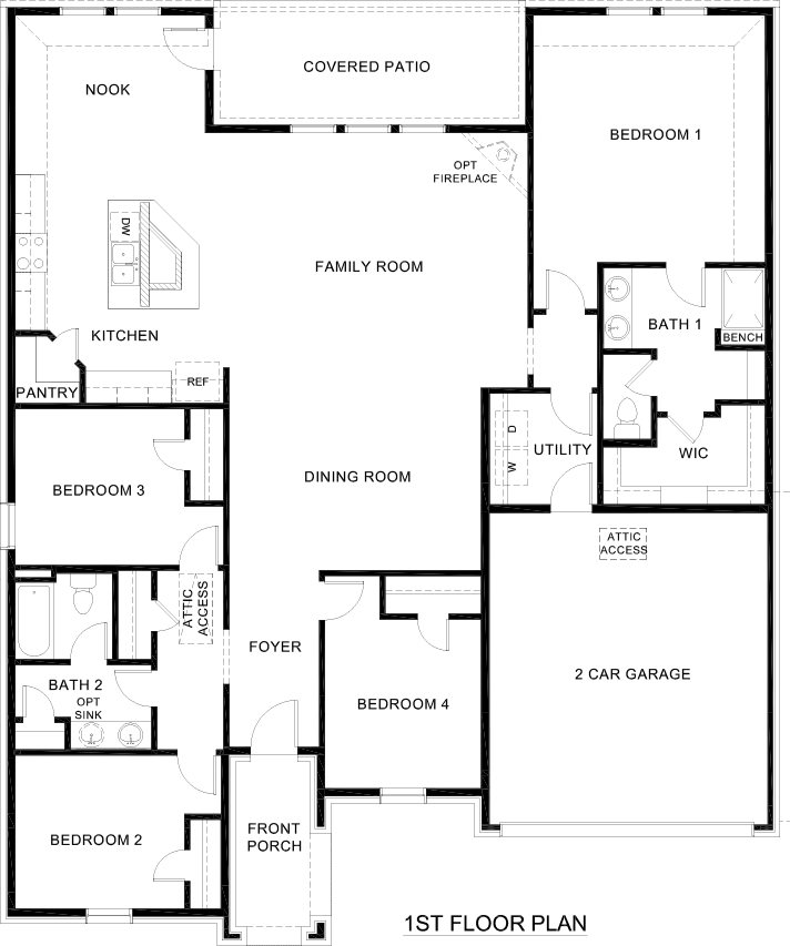 H50F Ferry Floorplan Rendering