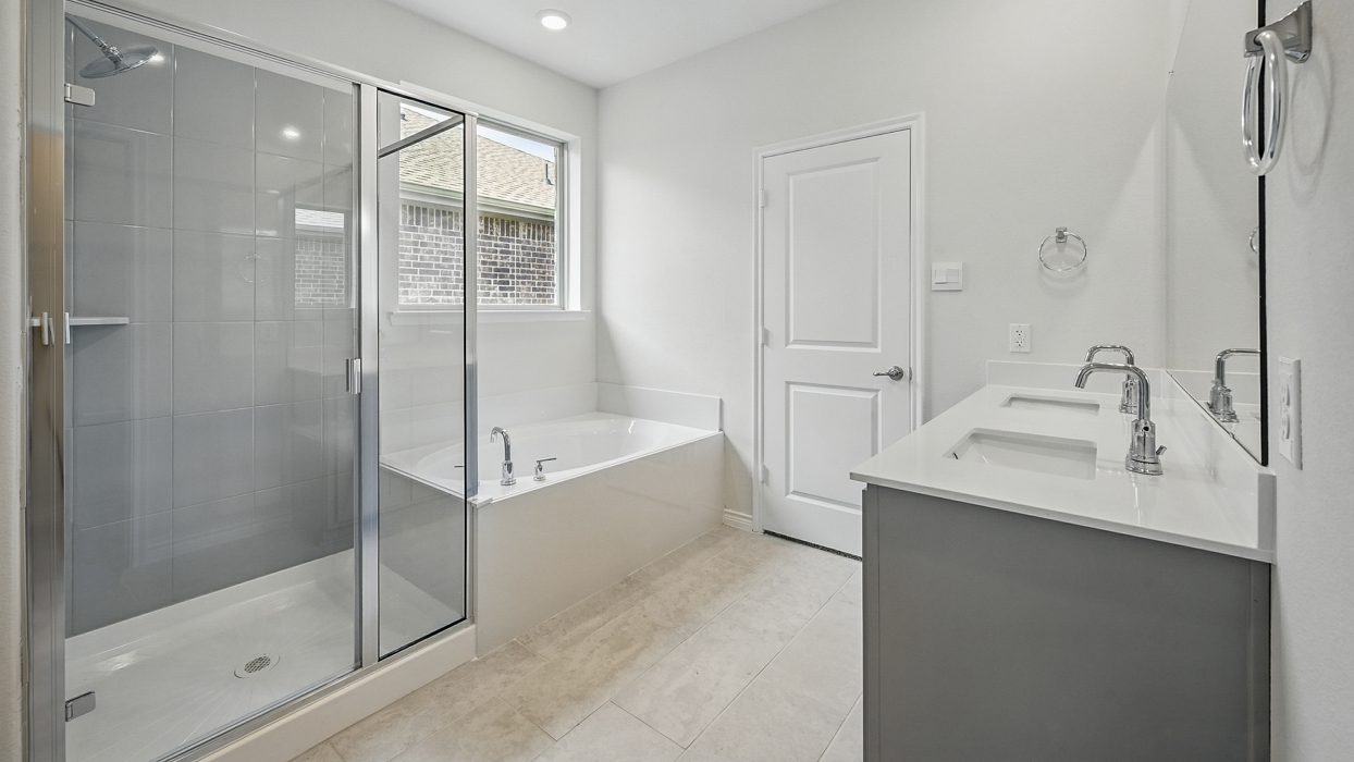 Granby Floorplan Elevation A Bathroom Gallery Image - The Woods at Lindsey Place in Anna, TX