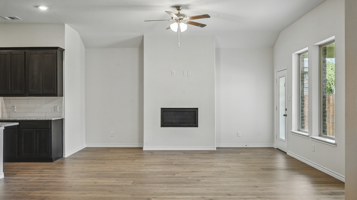 H50H Harbour Floorplan Elevation B LivingGallery Image-The Woods at Lindsey Place in Anna, TX