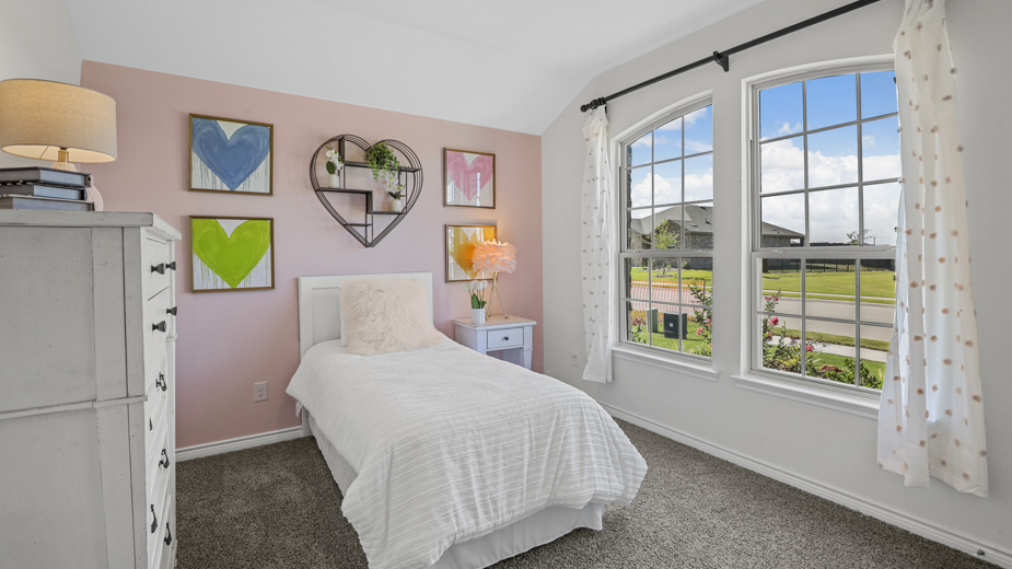 H106 Floorplan Elevation B Bedroom Gallery image Sutton Fields Aubrey Texas