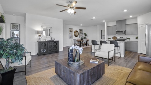 H133 Violet Living Room Gallery Image-Sutton Fields in Celina, TX