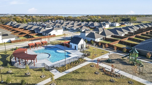 Pool Drone Image-Ranger Crossing in Princeton, TX