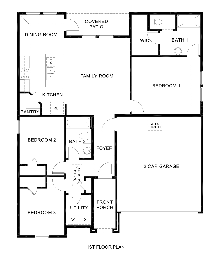 X40A Ashburn Floorplan Rendering