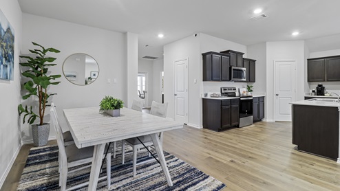 X40L Lakeway floorplan kitchen-living gallery image - Ranger Crossing in Princeton, TX