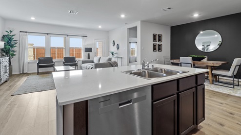 X40O Ozark floorplan kitchen gallery image - Ranger Crossing in Princeton, TX
