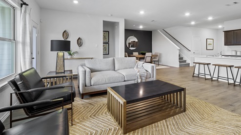 X40O Ozark floorplan living area gallery image - Ranger Crossing in Princeton, TX