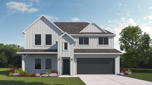 P40P Pascal Floorplan Elevation V Rendering-Windrose in Pilot Point, TX