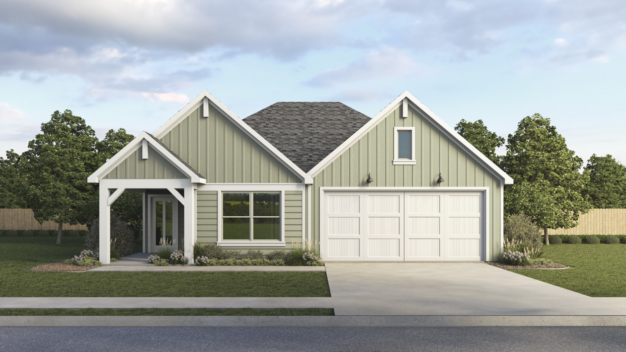 Camber Floorplan Elevation V Exterior Rendering - Windrose in Pilot Point, TX