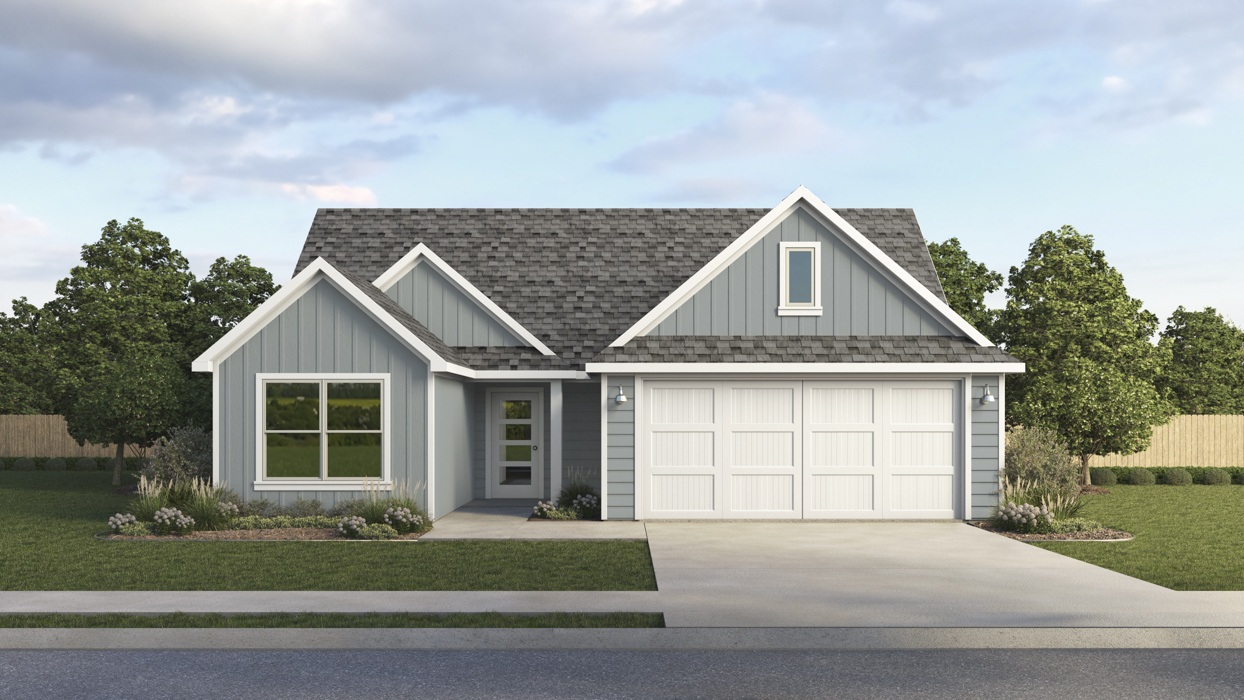 Damara Floorplan Elevation T Exterior Rendering - Windrose in Pilot Point, TX