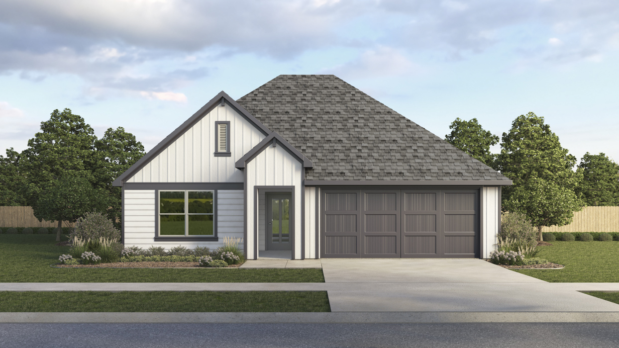 Icarus Floorplan Elevation V Exterior Rendering - Windrose in Pilot Point, TX