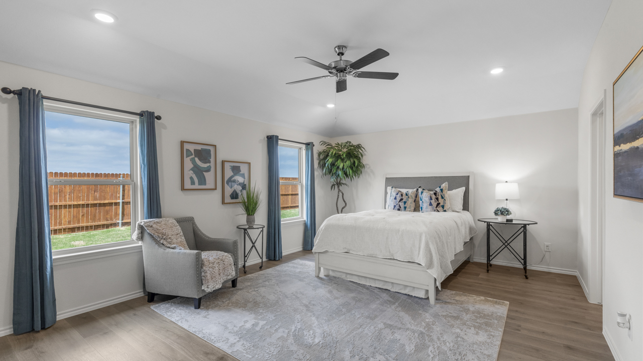 Jayhawk Floorplan Elevation V Bedroom Gallery Image - Windrose in Pilot Point, TX