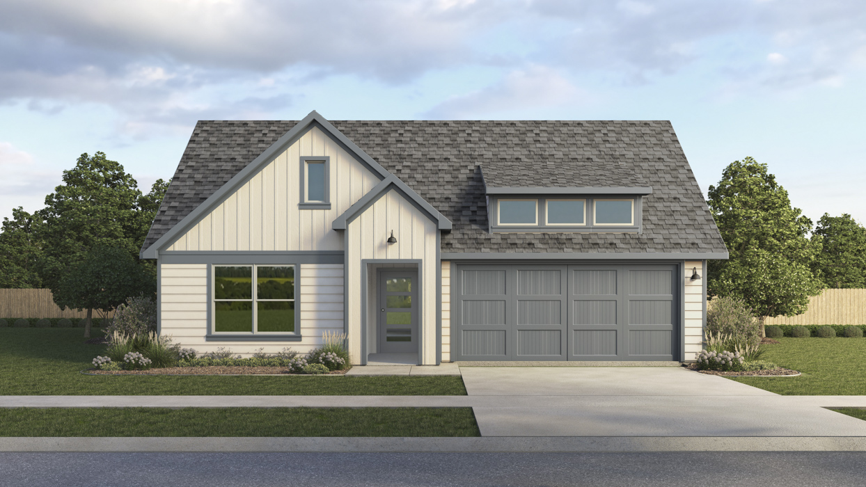 P40J Jayhawk floorplan elevation T rendering - Windrose in Pilot Point TX