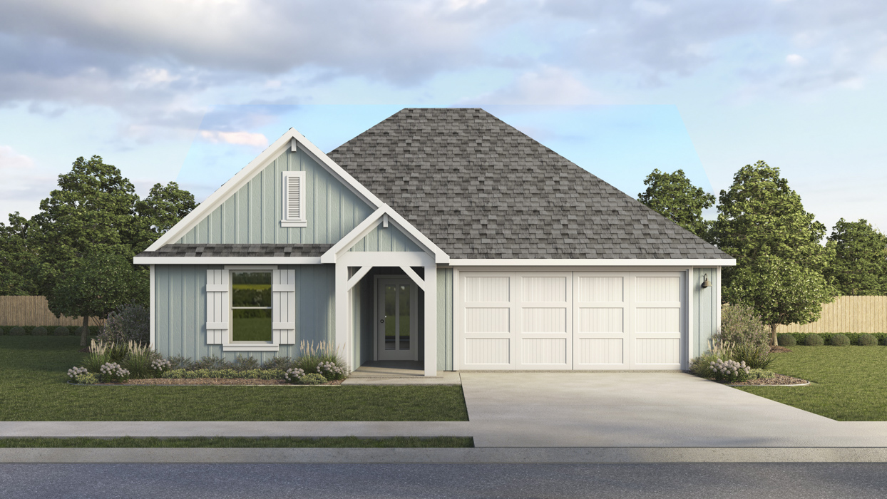 Learjet Floorplan Elevation V Exterior Rendering - Windrose in Pilot Point, TX