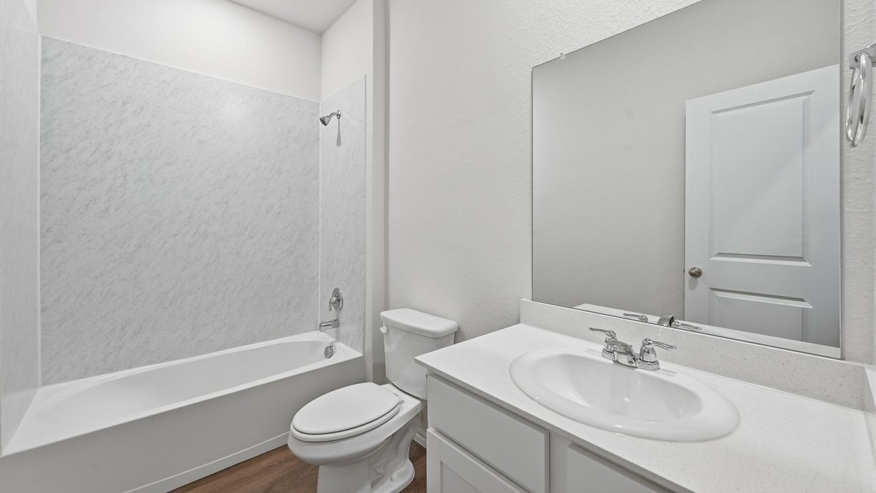 Mercury Floorplan Elevation T Bathroom Gallery Image - Windrose in Pilot Point, TX