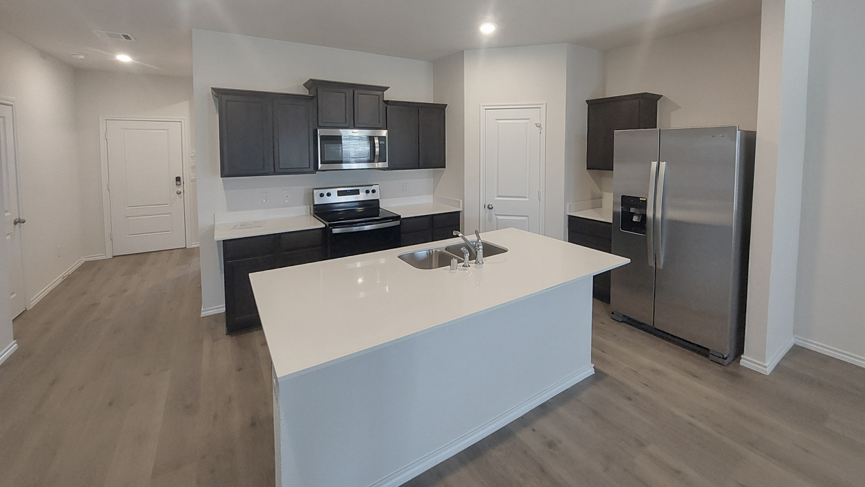 Mercury Floorplan Elevation V Kitchen Gallery Image - Lilybrooke at Legacy Hills in Celina, TX